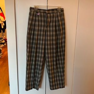 urban outfitters plaid pants loose size L